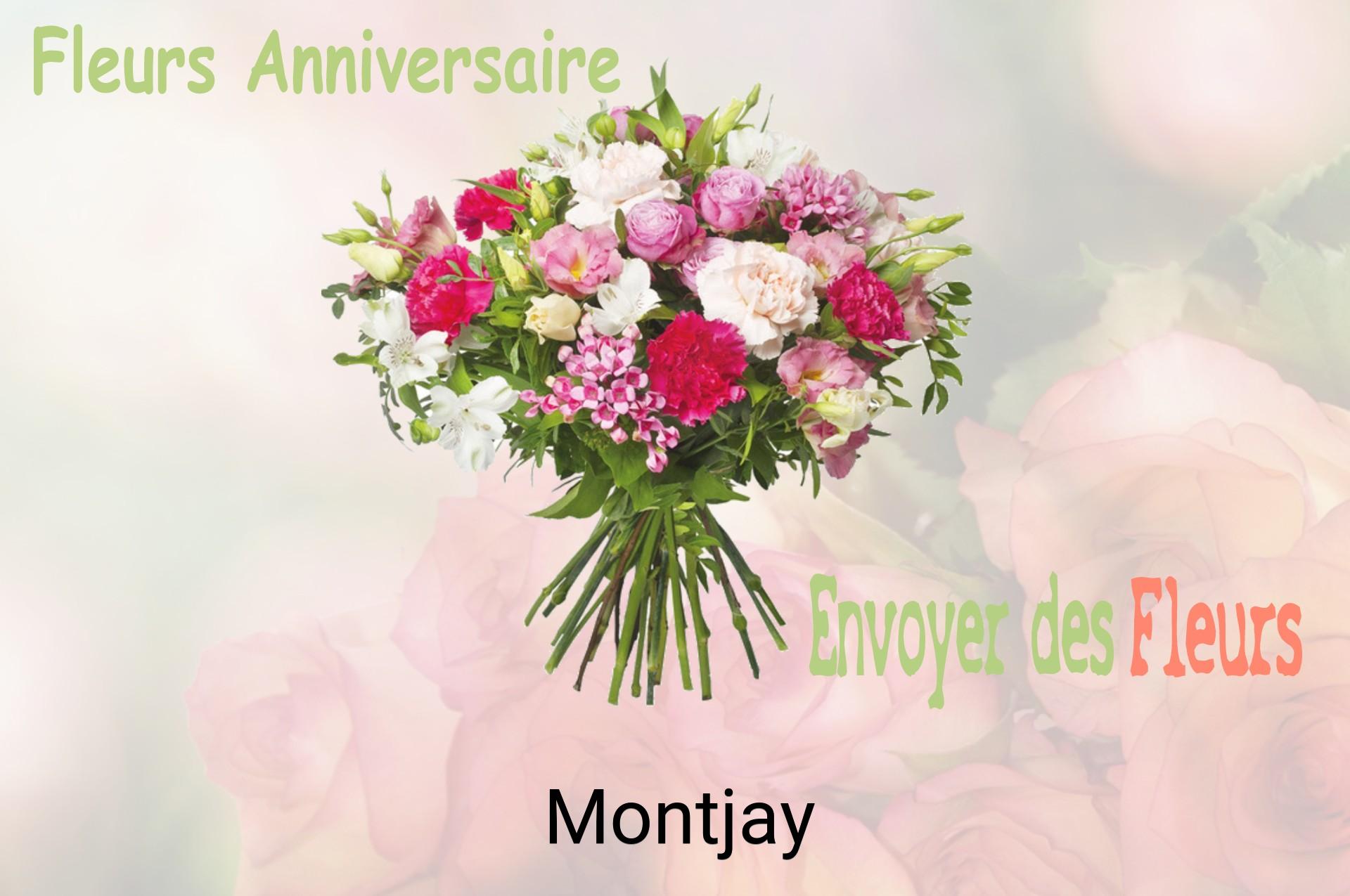 Bouquet de fleurs d’anniversaire livré à Montjay